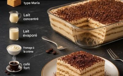 ☕🍰✨ Charlotte crémeuse au café 😍 Sans cuisson · Super facile · Irrésistible