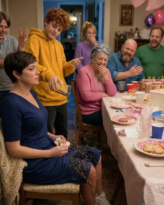 Au dîner d’anniversaire de ma mère, mon neveu m’a humiliée publiquement. Ce soir-là, j’ai retiré mon nom de son prêt. Au lever du soleil, sa voiture avait disparu et quelqu’un a frappé à ma porte.