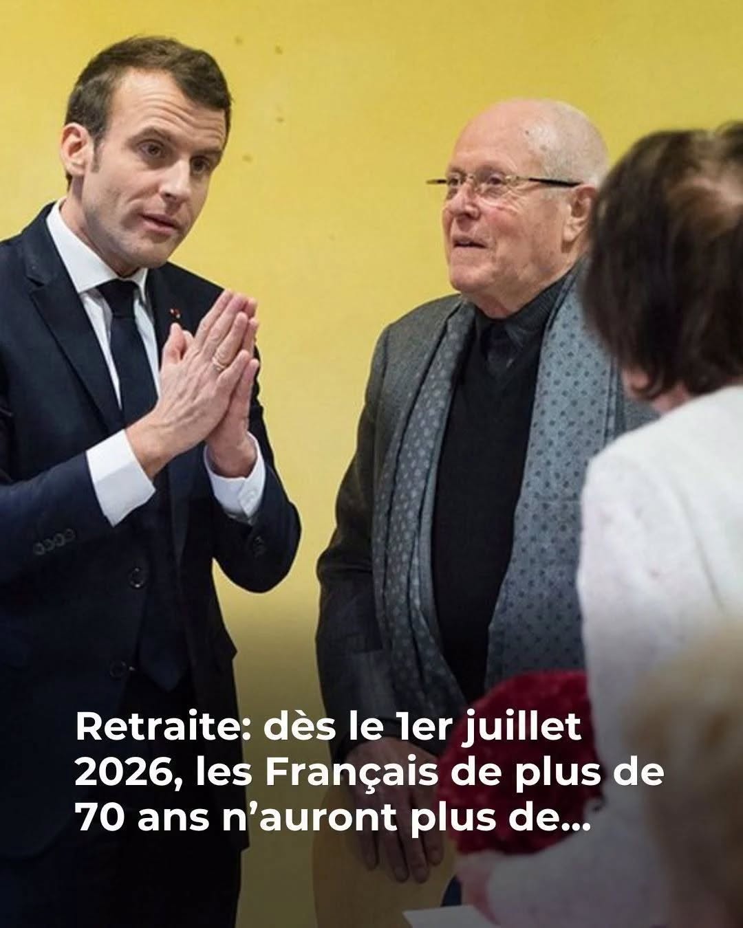 Les retraités sont en colère : cette mesure annoncée pour 2026 va faire bondir des millions de Français de plus de 70 ans… Voir plus