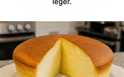 Comment faire un gâteau au yaourt sans farine, uniquement avec des pommes et du yaourt.