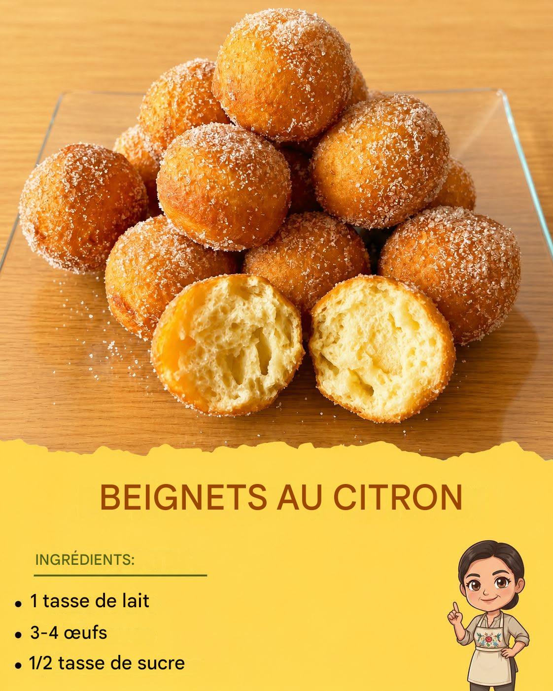 Beignets traditionnels, simples et rapides.