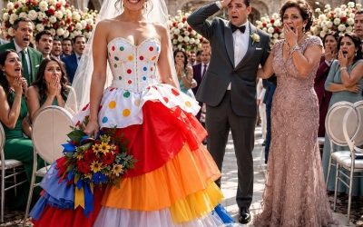 Ma belle-mère a caché ma robe de mariée et m’a laissé un costume de clown accompagné d’un mot disant : « Reste à ta place » ; devant 200 invités, je l’ai enfilé, j’ai pris la main de mon père et j’ai remonté l’allée sans pleurer, révélant un secret qui allait ruiner leur vie à jamais.