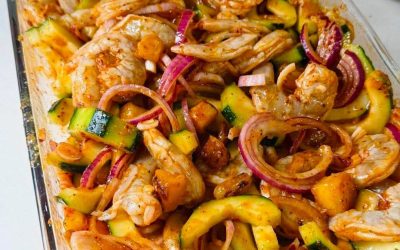 🦐🍍 Aguachile aux crevettes et ananas grillé… une combinaison spectaculaire 🤤🔥