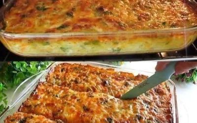 Lasagnes Crémeuses au Poulet, Jambon et Fromage Suisse