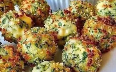 Bouchées de brocoli croustillantes au fromage