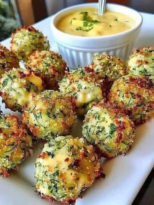 Bouchées de brocoli croustillantes au fromage