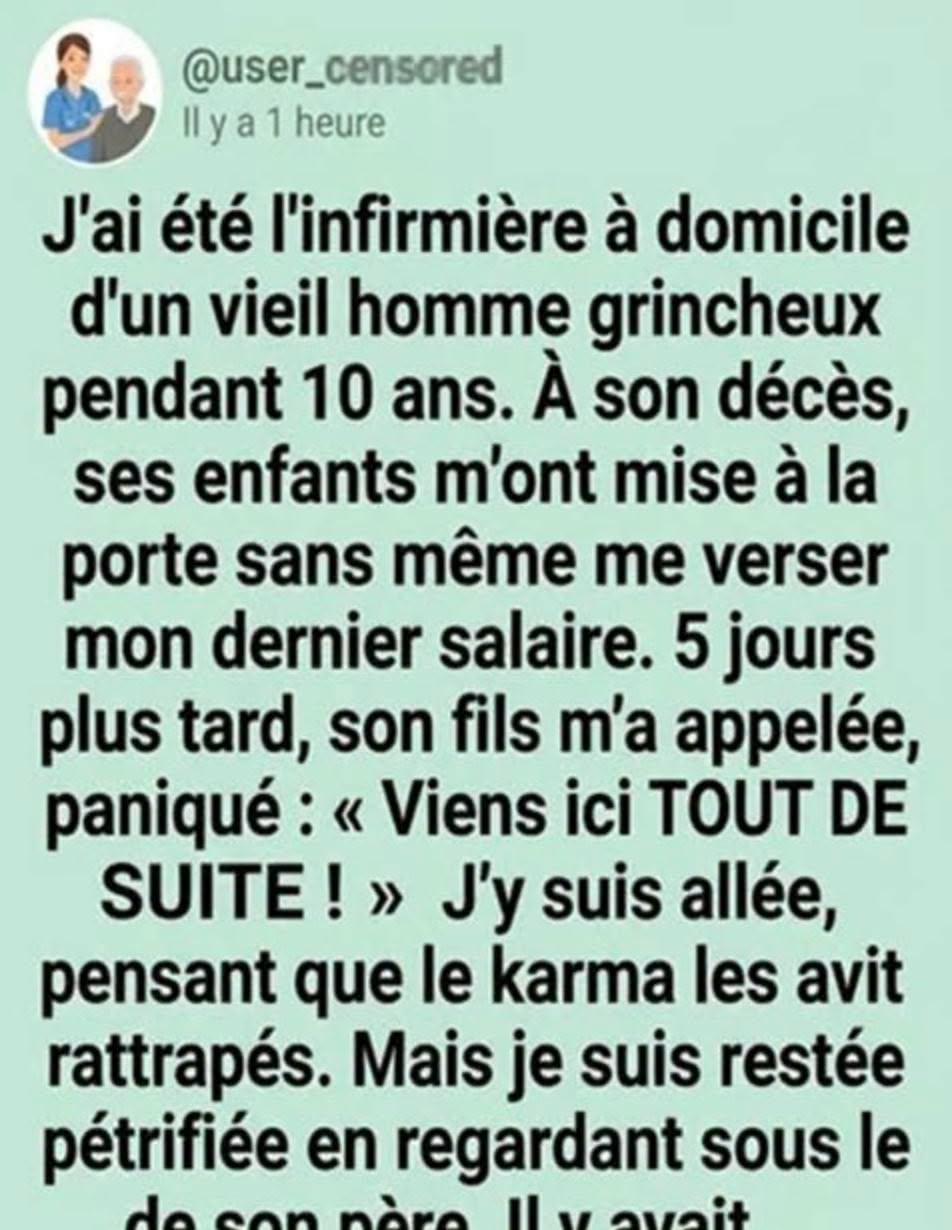 Un millionnaire a caché une enveloppe sous son lit pour son aide-soignante : une histoire de reconnaissance silencieuse