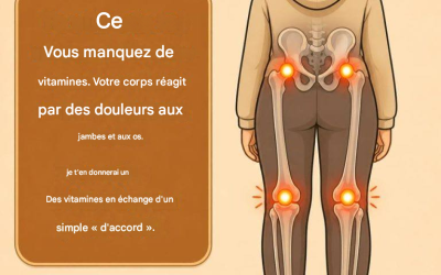 Une vitamine essentielle qui soulage les douleurs aux jambes et aux os.