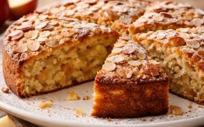 Gâteau éponge aux poires et aux noisettes