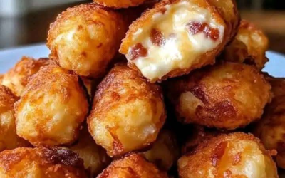 Tater tots rellenos de tocino et queso