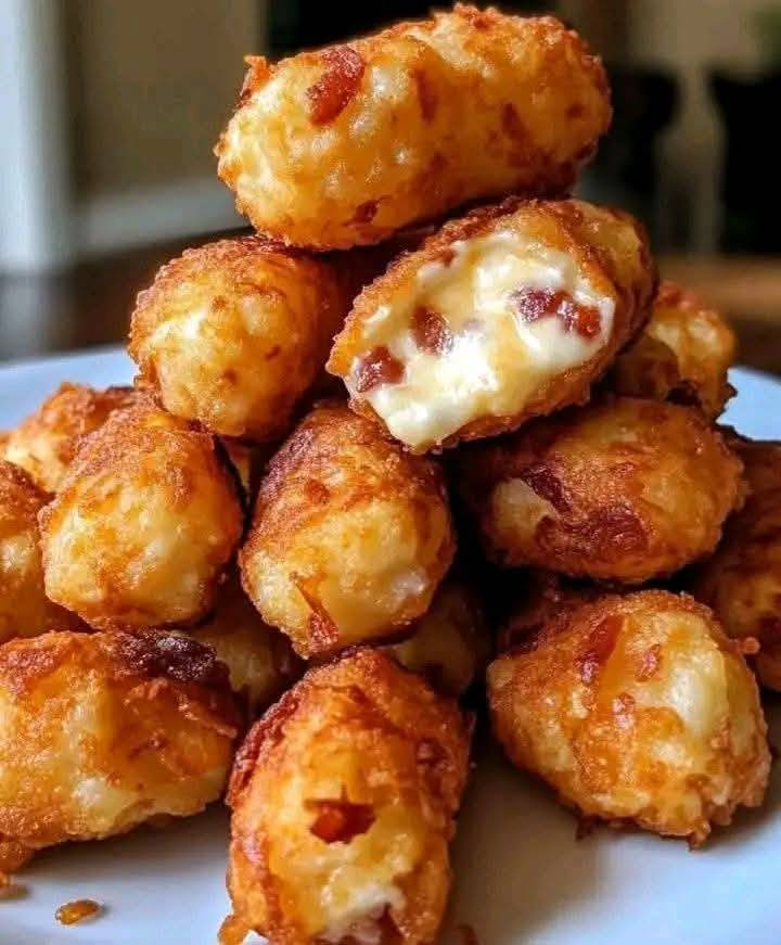 Tater tots rellenos de tocino et queso