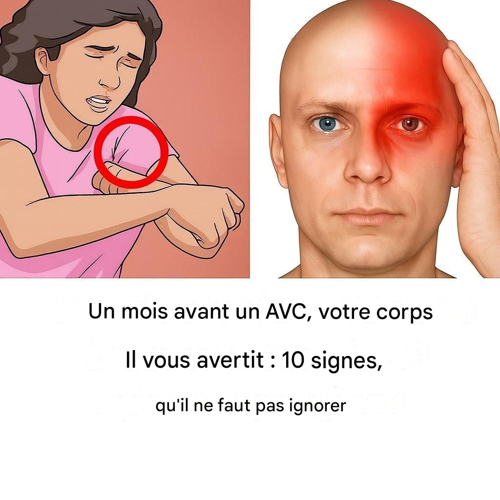 Un mois avant un AVC, votre corps vous envoie un signal d’alarme : 10 signes à ne pas ignorer.