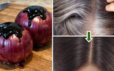 Un soin naturel à base de pelures d’oignon pour des cheveux plus forts et moins gris.
