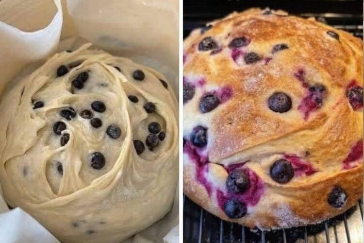 Pan de fromage crème et arándanos