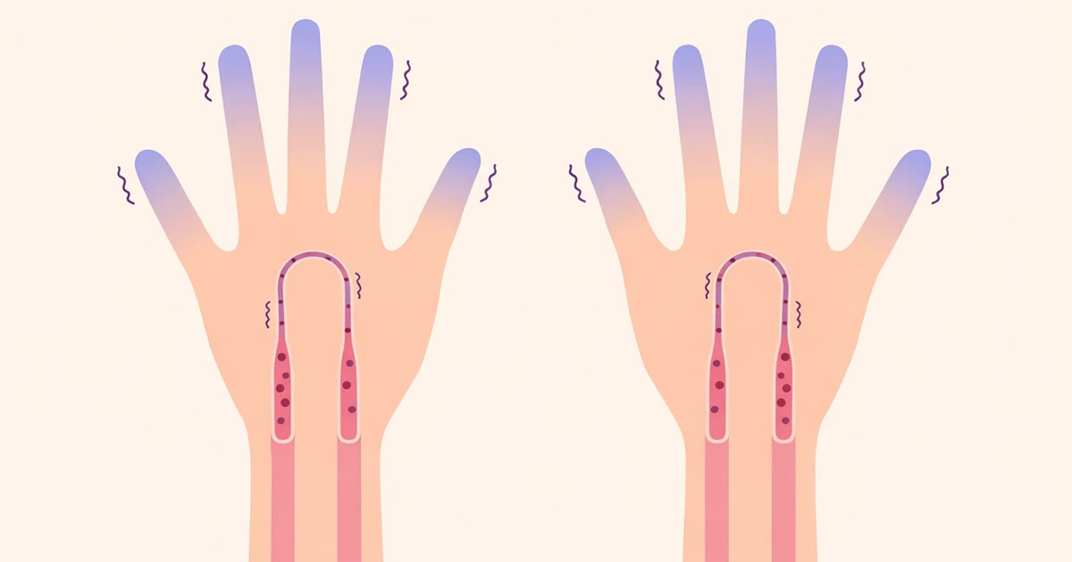 Voici pourquoi vos mains sont toujours froides, et comment y remédier.