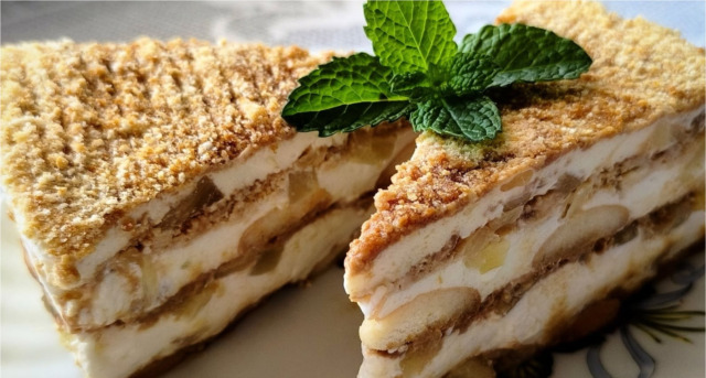 Gâteau à la crème fraîche, génoise et gâteau à l’ananas sans cuisson : une bombe rafraîchissante d’été prête en 15 minutes