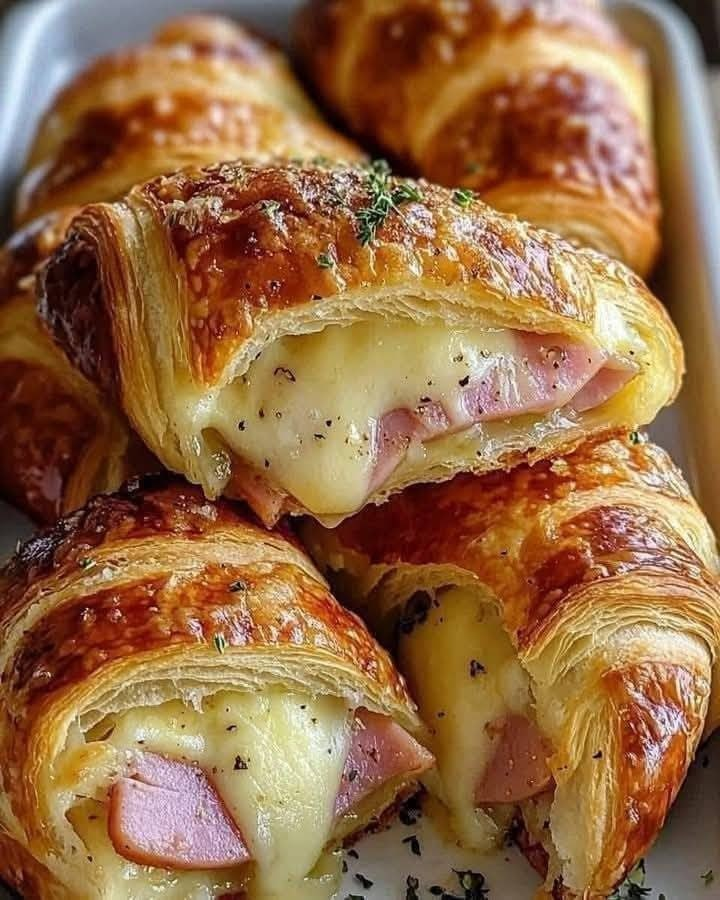Rouleaux de jambon et fromage en pâte feuilletée (Oui, le goûter que mes enfants se disputent !)
