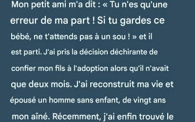 Je pensais avoir perdu mon fils pour toujours, jusqu’à ce que je découvre qui l’avait réellement élevé.