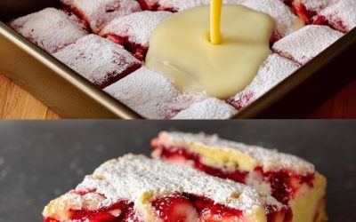 🍓🥮 Gâteau aux fraises – J’en fais toutes les semaines, recette pour les tasses ! 🍓🥮