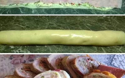 Roulade au fromage fourrée au jambon et au fromage : le goûter idéal pour les fêtes et les petites douceurs du quotidien.
