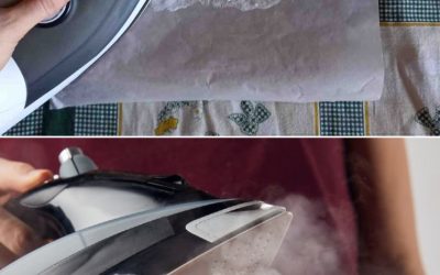 Astuce de grand-mère : Comment nettoyer un fer à repasser avec du papier sulfurisé et du sel