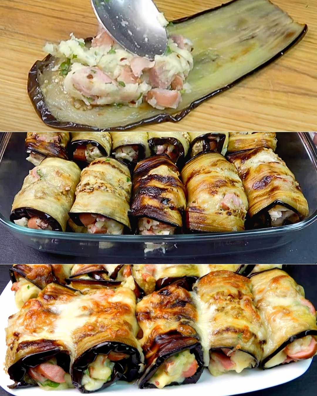 Rouleaux d’aubergines : faciles, économiques et délicieux