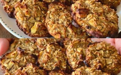Biscuits à l’avoine et aux pommes – Sans farine ni sucre