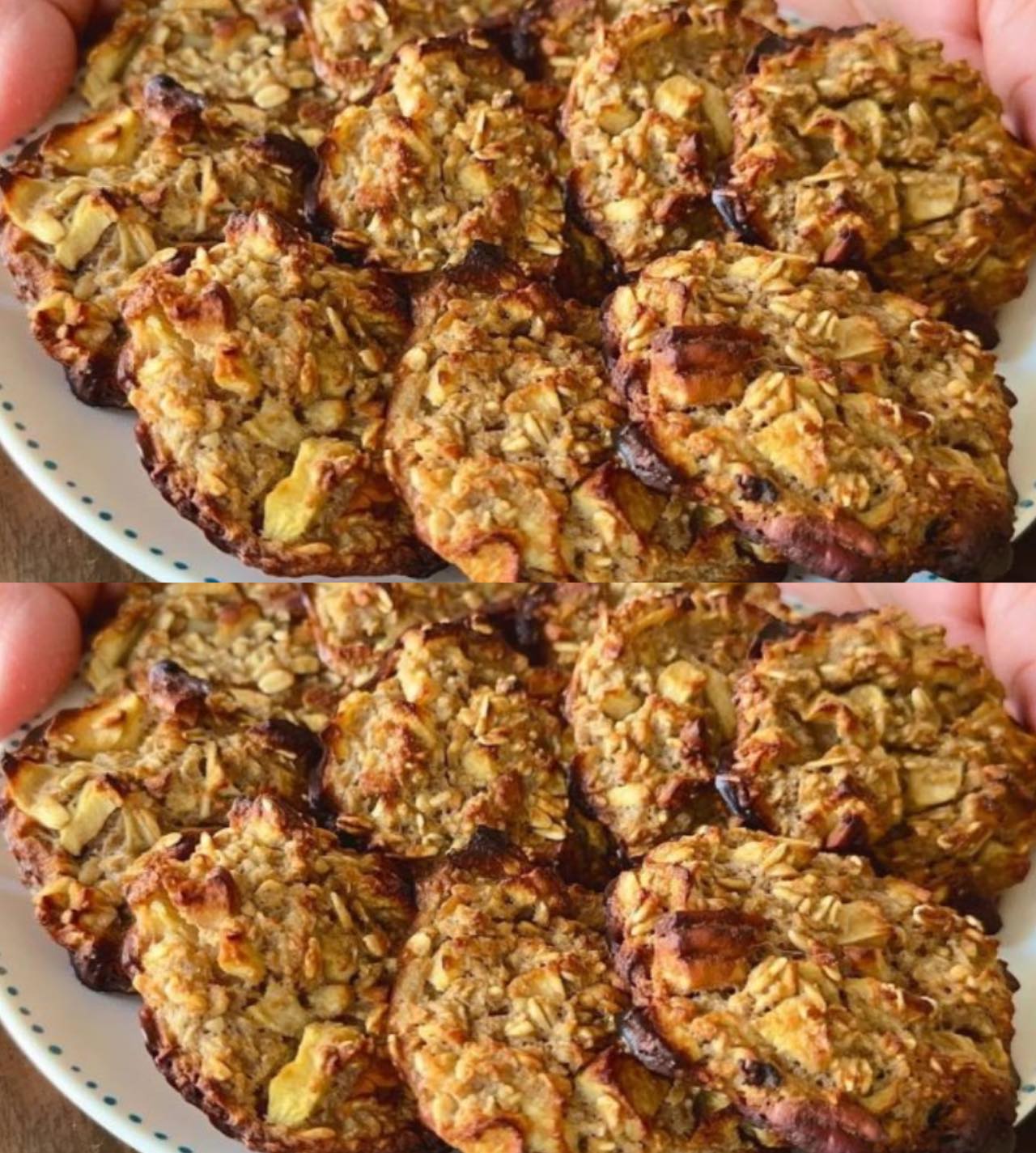 Biscuits à l’avoine et aux pommes – Sans farine ni sucre