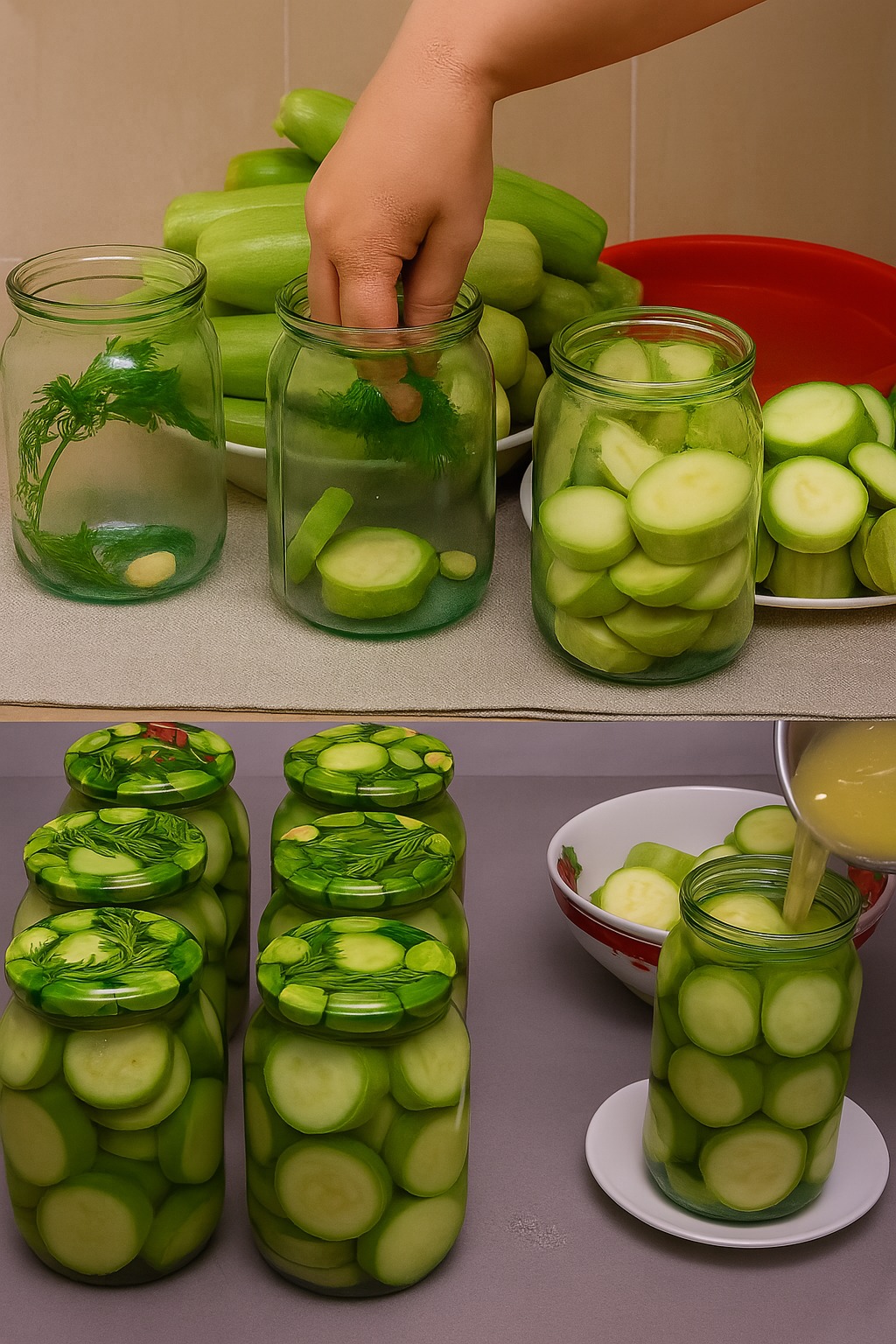 Les courgettes sont comme les concombres en hiver – tout aussi délicieuses !