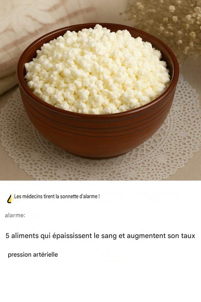 Les médecins tirent la sonnette d’alarme : 5 aliments qui épaississent le sang et augmentent la pression artérielle