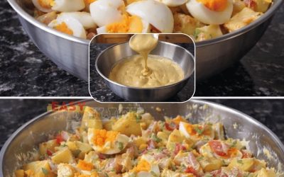 Salade crémeuse de pommes de terre et d’œufs (façon chef)
