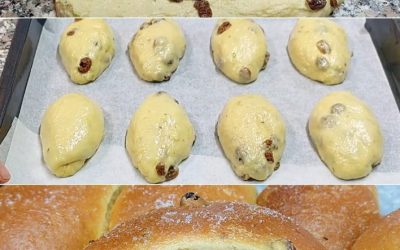 Délices moelleux : Maritozzi maison aux raisins secs