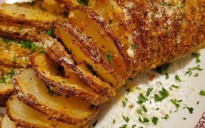 Pommes de terre au four coupées à la perfection