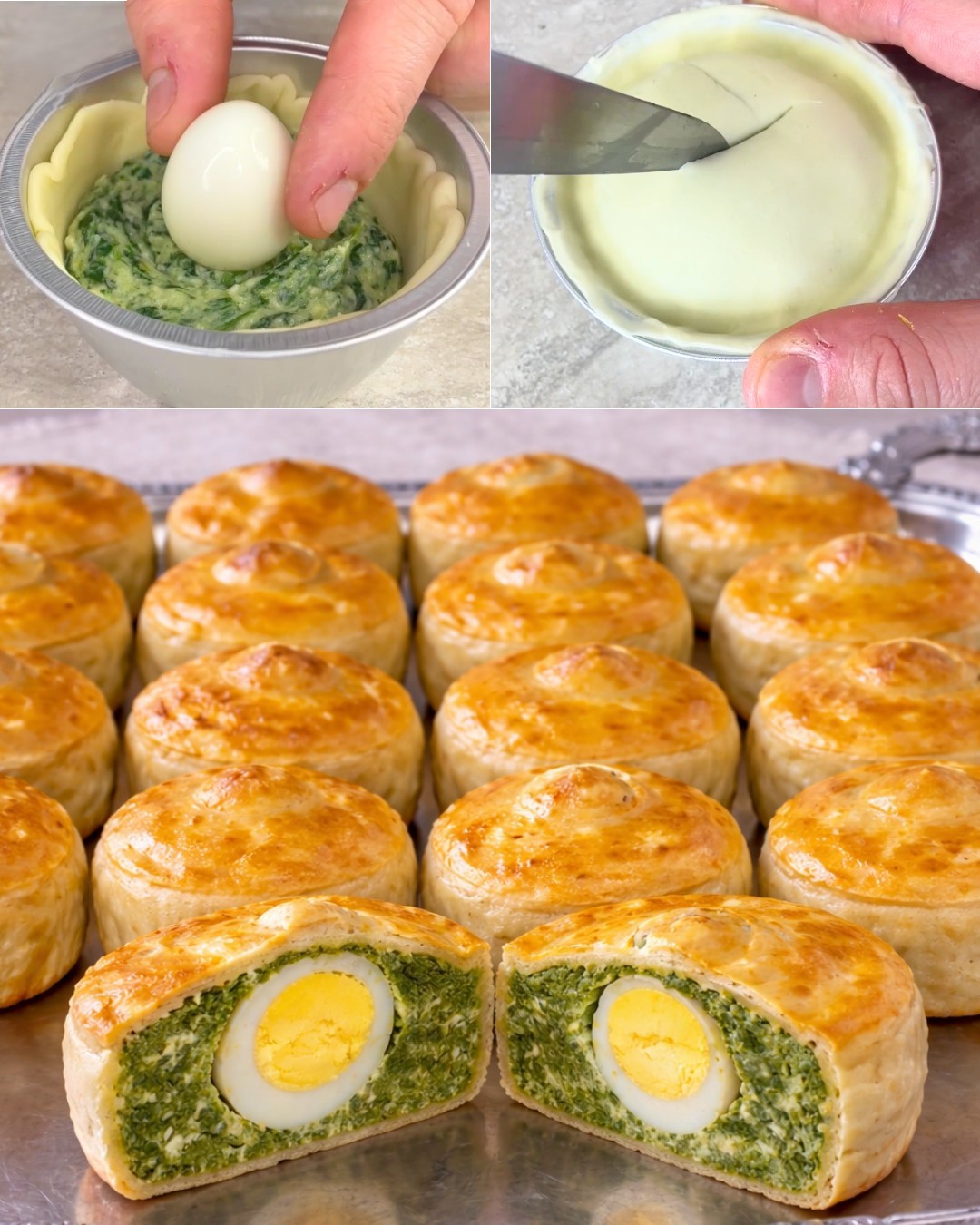 Mini Pasqualine : une recette d’apéritif individuel pour Pâques (suite)