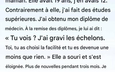 Après m’avoir élevée, j’ai traité ma sœur de « personne » ; puis j’ai réalisé à quel point je me trompais.