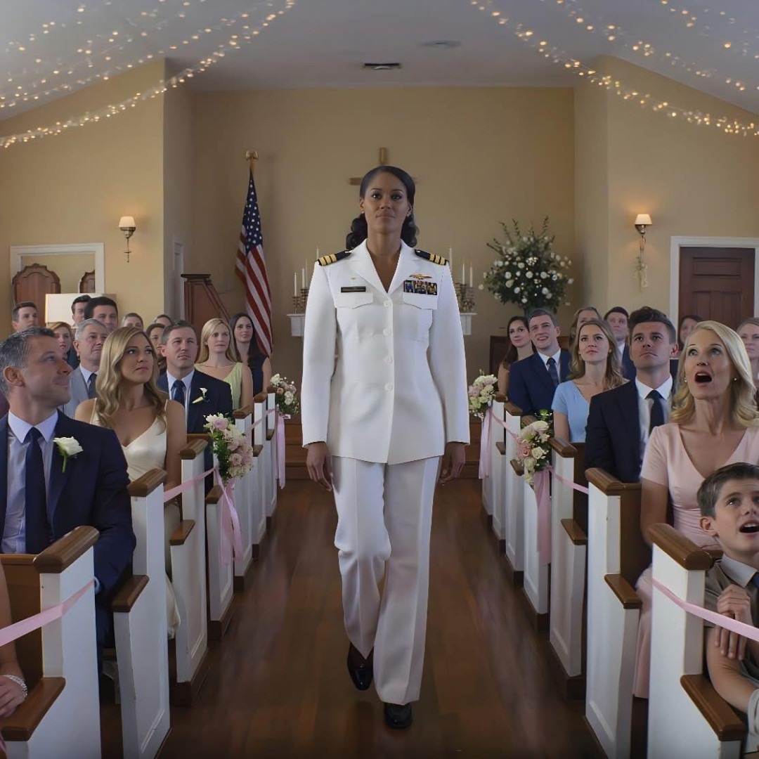 La veille de mon mariage, mes parents ont coupé ma robe en deux et m’ont dit que je le « méritais ». Mais lorsque les portes de la chapelle se sont ouvertes et que je suis entrée en uniforme de la Marine, avec deux étoiles sur les bretelles, mon frère a murmuré : « Waouh… Regarde les ornements ! » C’est seulement à ce moment-là que mes parents ont enfin compris : la fille qu’ils avaient tenté de briser était devenue la personne la plus forte de cette église. Ce n’est pas le conte de fées que l’on imagine pour son mariage. La nuit précédant la cérémonie, je suis restée éveillée dans ma vieille chambre, dans une petite ville de Virginie, à écouter le silence s’installer dans la rue. Une petite chapelle blanche, avec un drapeau américain à l’entrée, m’attendait non loin de là. Ma robe était suspendue dans le placard. Le marié était déjà arrivé. Le lendemain matin, nos familles devaient se réunir, sourire pour les photos et faire comme si de rien n’était. Mais au lieu de cela, vers 2 heures du matin, je me suis réveillée en sursaut, alertée par des voix étouffées dans le couloir. En allumant la lampe, j’ai tout de suite senti que quelque chose clochait. Les draps et les vêtements étaient disposés différemment. J’ai déboutonné la première et j’ai vu un morceau de tissu blanc, soigneusement découpé en croix. La deuxième, fichue. La troisième, en lambeaux. À la quatrième, j’avais du mal à respirer. Dentelle et satin jonchaient le sol, déchirés et tordus. Puis mon père est apparu sur le seuil, suivi de ma mère, et mon frère les observait avec un demi-sourire suffisant. « Tu l’as bien cherché », a dit mon père. « Il n’y aura pas de mariage. » Ces mots auraient dû me briser. Pendant quelques minutes, ce fut le cas. Je me suis assise par terre, comme dans mon enfance, parmi les fragments d’un avenir qu’ils avaient décidé d’effacer à coups de ciseaux et d’une décision cruelle, tard dans la nuit. Mais entre trois et quatre heures du matin, quelque chose en moi s’est apaisé, avant même que je ne me réveille. S’ils voulaient voir qui j’étais vraiment, ils verraient tout. J’ai conduit jusqu’à mon poste dans l’obscurité, j’ai marché sous la lumière du drapeau et j’ai récupéré la seule chose qu’on ne pouvait pas couper en deux : mon uniforme de cérémonie de la Marine. Chaque décoration était méritée. Chaque détail était impeccable. Les deux étoiles sur mes bretelles reflétaient les premières lueurs du jour. Cette vie dont ils ne m’avaient jamais parlé, dont ils ne s’étaient jamais réjouis, qu’ils n’avaient jamais cherché à comprendre. Quand je suis sortie de la voiture devant cette petite église, les invités étaient déjà rassemblés sur les marches. Les conversations étaient interrompues en plein milieu des phrases. On détournait le regard. Certains se redressaient, sans comprendre pourquoi. La mère de ma fiancée a éclaté en sanglots. Les anciens combattants les plus âgés, dans la foule, ont immédiatement reconnu l’uniforme, et leurs expressions ont changé d’une manière que mes parents n’avaient jamais connue. Les portes de la chapelle se sont ouvertes. Je suis entrée seule, et chaque pas résonnait dans l’allée. La première à rompre le silence fut la voix de mon frère : « Waouh ! Regarde tes décorations !» Mes parents ont pâli. Pour la première fois de ma vie, ils durent me voir telle que j’étais vraiment : non pas comme l’enfant qu’ils avaient tenté de rabaisser et de réprimer, mais comme la personne qu’ils ne pouvaient plus contrôler. Et, debout au centre de cette église, sous le regard de tous, je compris : je n’avais qu’un seul choix : un instant, une phrase qui déciderait si cette journée appartiendrait à leur cruauté… ou à ma dignité. La suite dans le premier commentaire. ⬇️⬇️