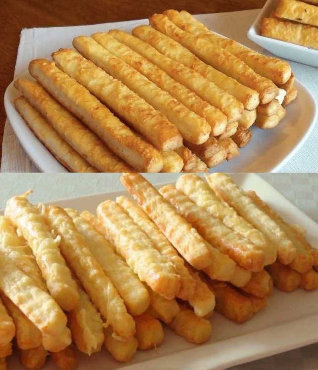 Délicieux bâtonnets de fromage à base de trois ingrédients, prêts en un rien de temps. Recette