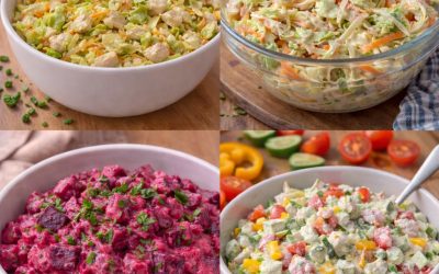 4 recettes idéales pour des salades légères et froides