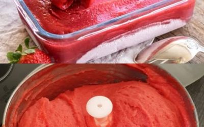 Recette de sorbet aux fraises : rafraîchissante et facile