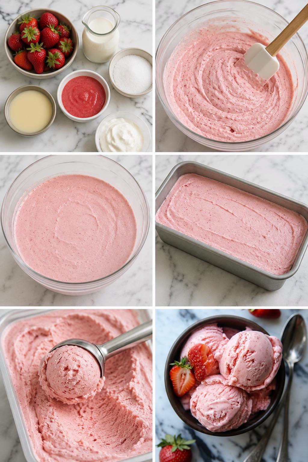 Glace Maison à la Fraise : Crémeuse, Fruitée et Sans Sorbetière