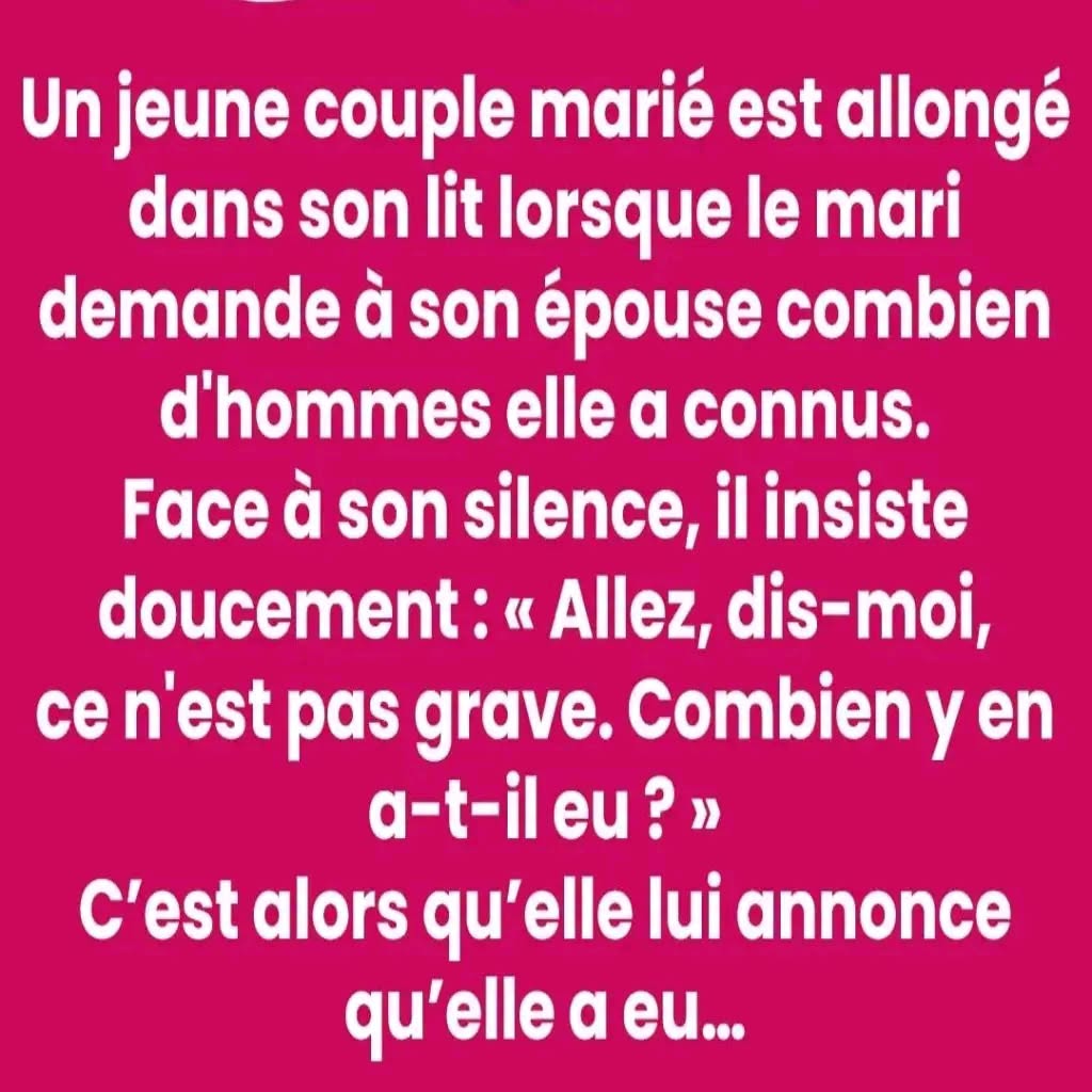 # Mariage et curiosité : La réponse inattendue d’une femme à son époux