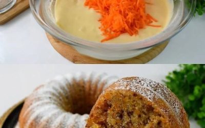 Gâteau aux carottes et aux noix ! Vous allez adorer ce gâteau. Rapide et facile à préparer.