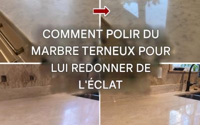 Marbre ultra propre et brillant composé d’ingrédients naturels simples