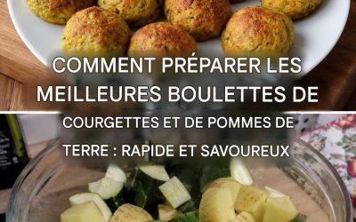 Boulettes de pommes de terre et de courgettes : une recette légère au four