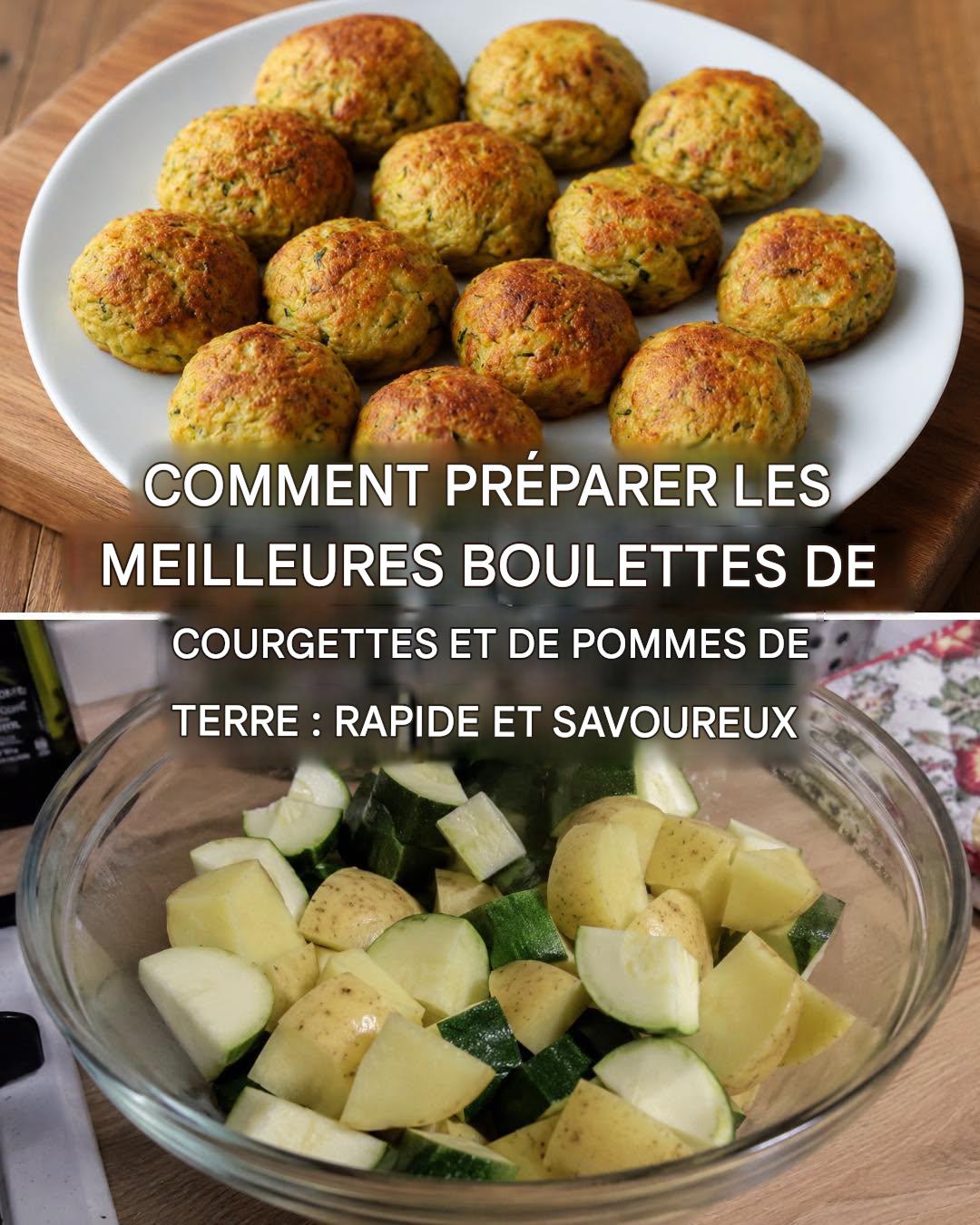 Boulettes de pommes de terre et de courgettes : une recette légère au four