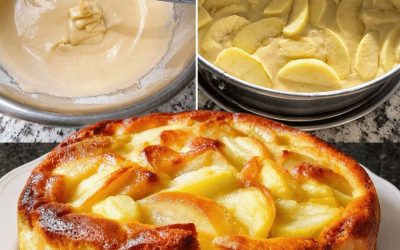 Cette tarte aux pommes fondante est exactement le genre de dessert qui évoque les gourmandises des enfants 😍 Des pommes fondantes, une texture ultra-moelleuse et ce merveilleux parfum qui embaume toute la maison… simple, réconfortant et tellement délicieux ! 😋✨
