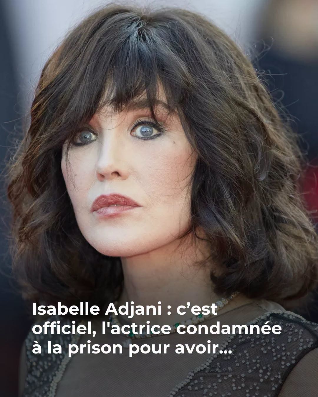 Isabelle Adjani jugée en appel pour fraude fiscale aggravée : l’actrice condamnée à 10 mois de prison avec sursis