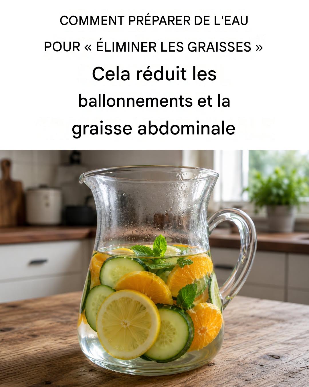 Détox minceur : Comment préparer une eau qui vous aide à perdre 5 kg par semaine