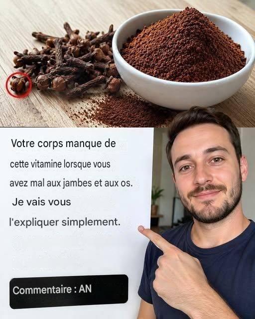 Voici la vitamine qui vous manque lorsque vous avez mal aux jambes et aux os. Je vous la donnerai comme remède simple. Article dans les commentaires >>>