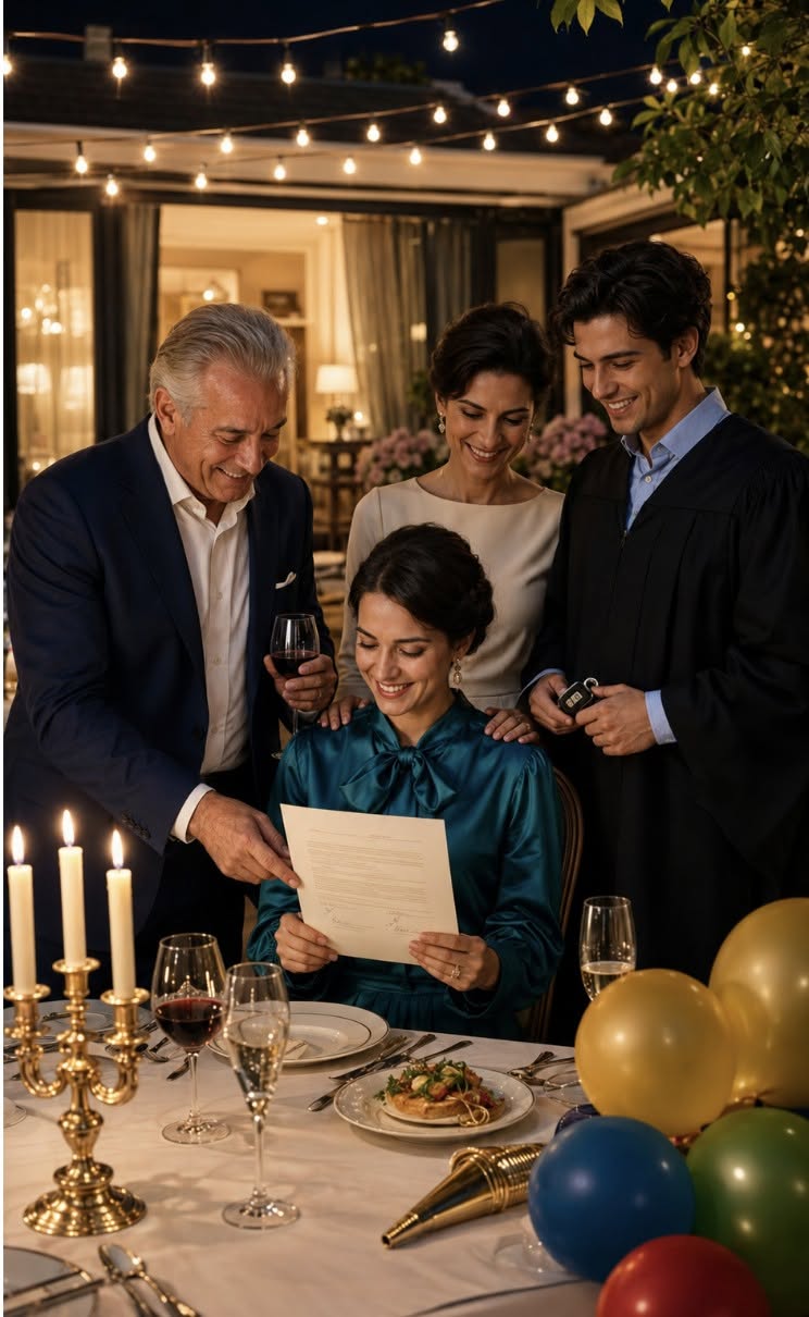 Au dîner, papa a levé son verre et a dit : « Félicitations, voici ta voiture, fiston », puis il m’a regardé et a dit : « Le loyer est dû, 900 $ d’ici dimanche, tu es adulte maintenant », alors j’ai fait mes valises, laissé un mot sur le frigo, et maintenant mon père appelle tous les numéros possibles.